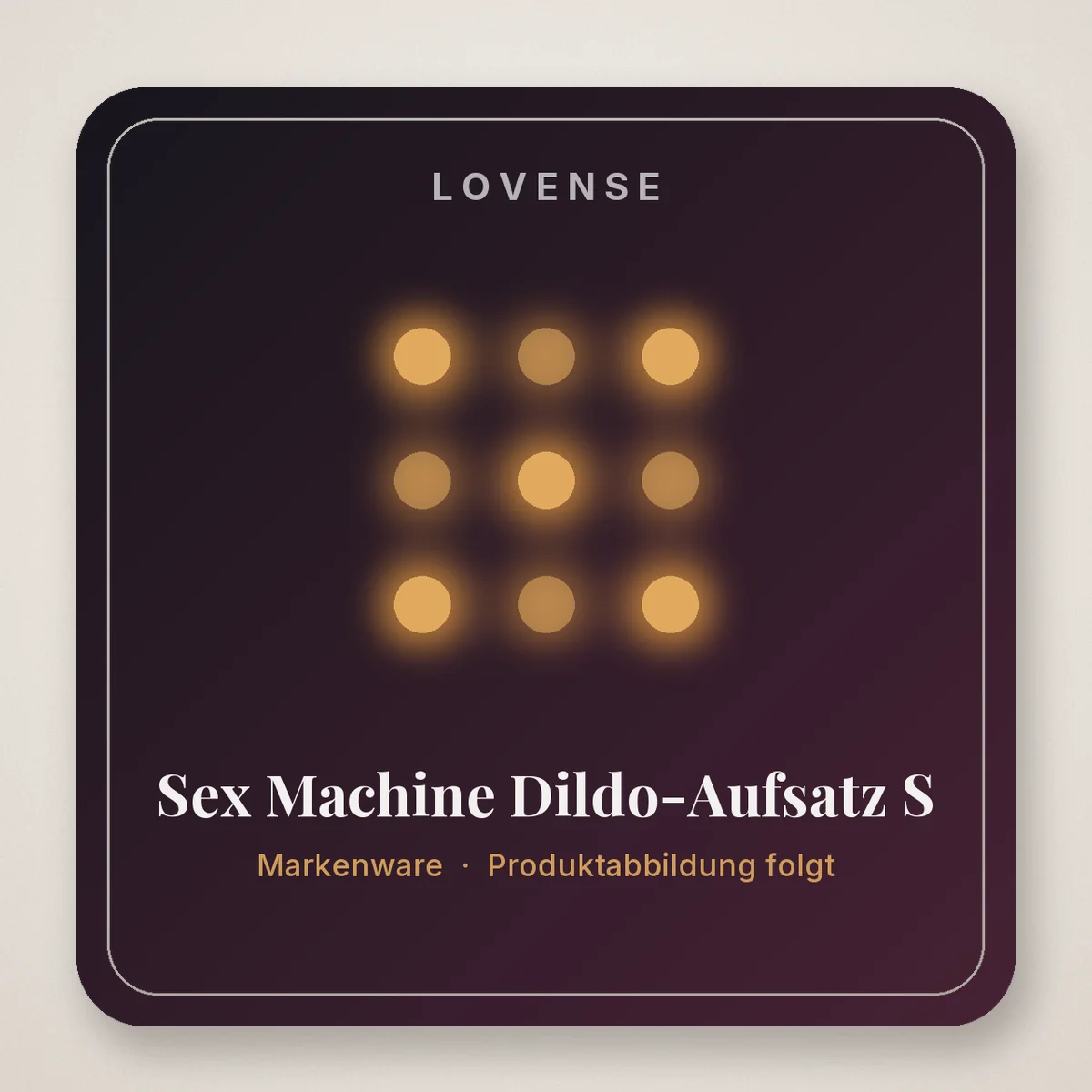 Embout dildo Lovense Sex Machine S