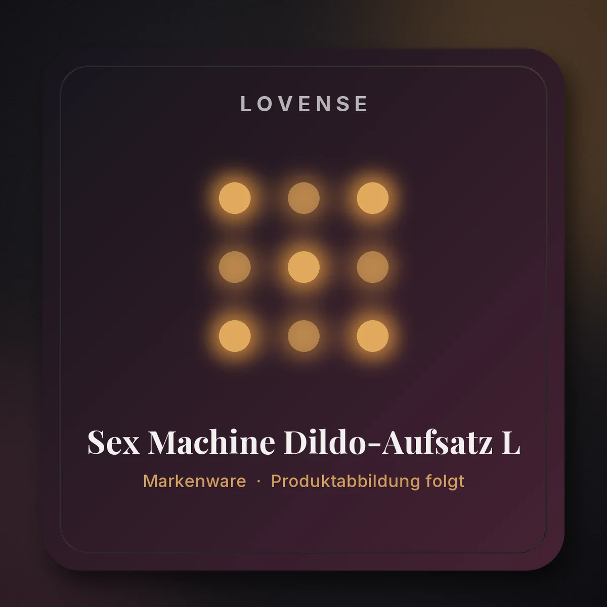 Lovense Sex Machine Dildo-tilbehør L